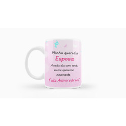Caneca Aniversario Esposa