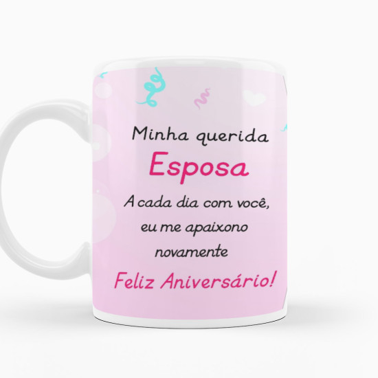 Caneca Aniversario Esposa Caneca Aniversario Esposa