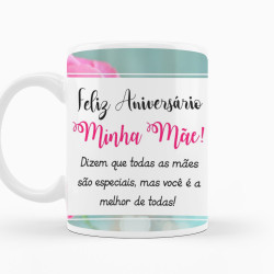 Caneca Aniversário Mãe