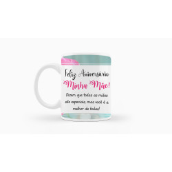 Caneca Aniversário Mãe