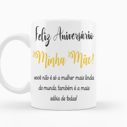 Caneca Aniversário Mãe
