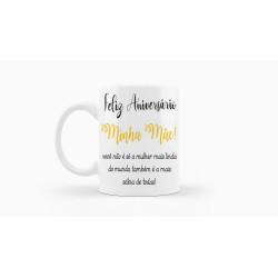 Caneca Aniversário Mãe