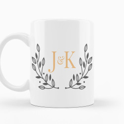 Caneca Casamento Brasão