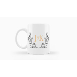 Caneca Casamento Brasão
