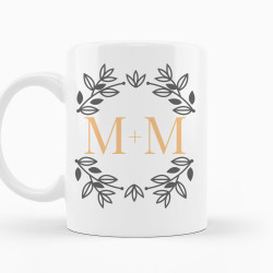 Caneca Casamento Brasão