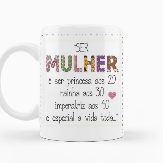 Caneca dia internacional da Mulher Caneca dia internacional da Mulher