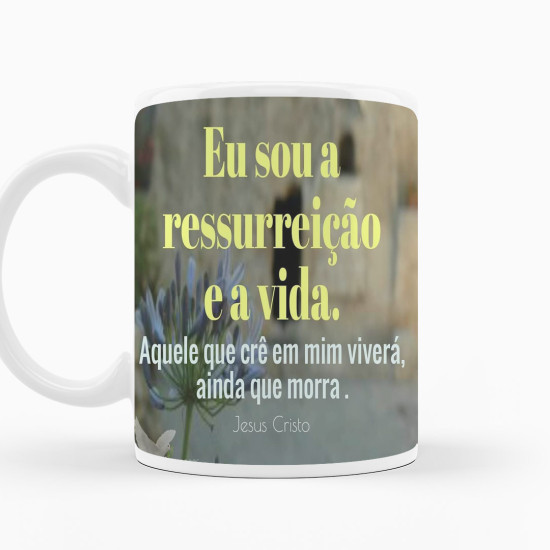 Caneca Ressureição de Cristo Jesus Caneca Ressureição de Cristo Jesus