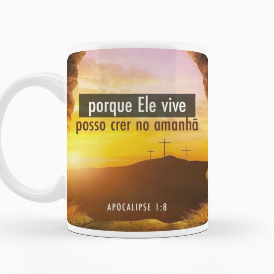 Caneca Ressureição de Cristo Jesus Caneca Ressureição de Cristo Jesus